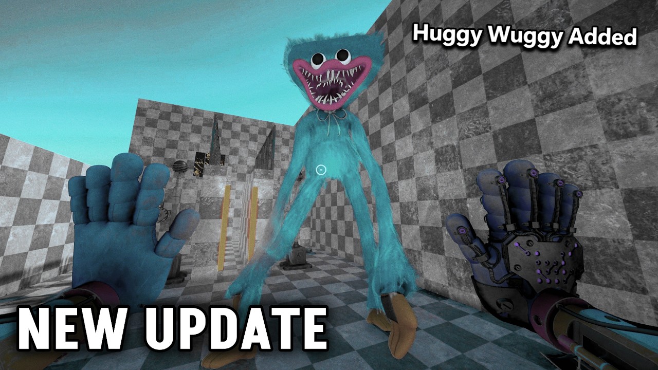 Poppy Playtime Chapter 0 Grabpack Test Build - New Update Huggy Wuggy Added! (Gameplay)