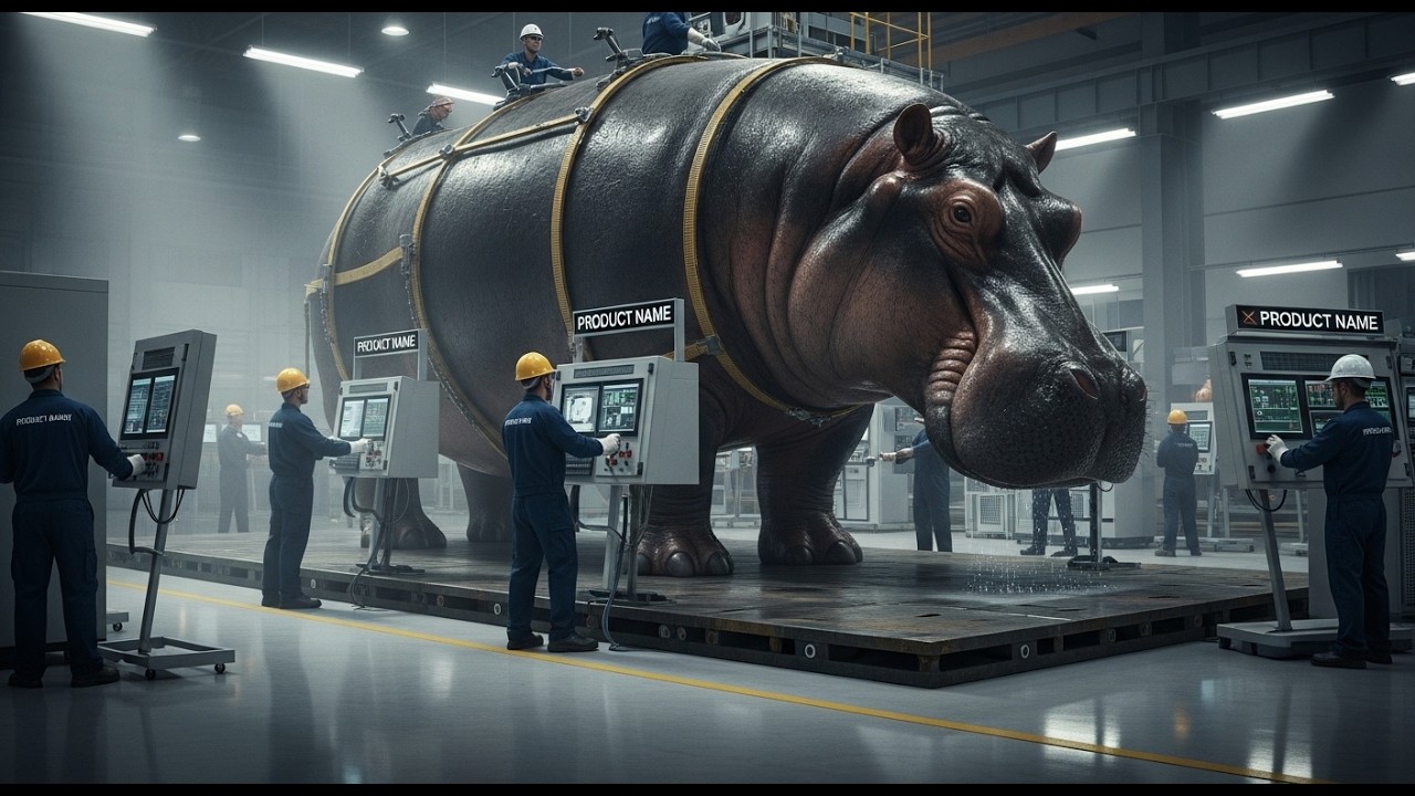 Massive Hippos, Skilled Workers The Untold Industrial Story! FACTORY_TOUR