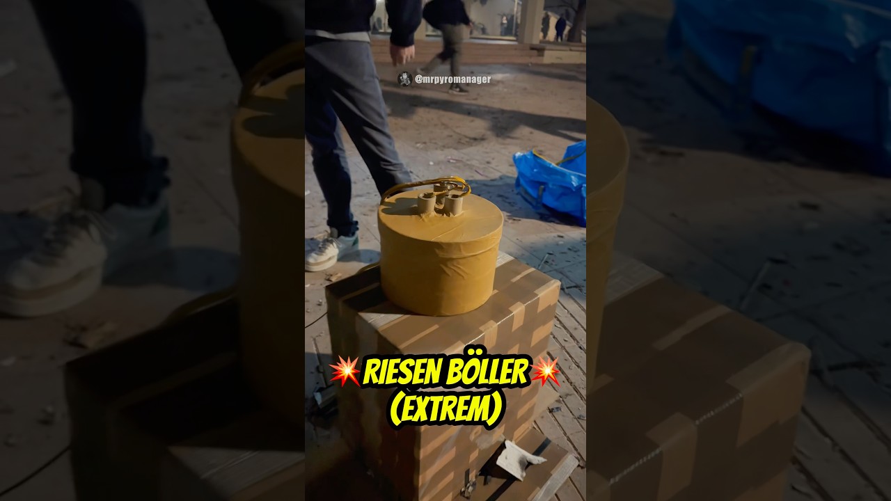 XXL Monster B&ouml;ller 🧨💥😳 #fireworks