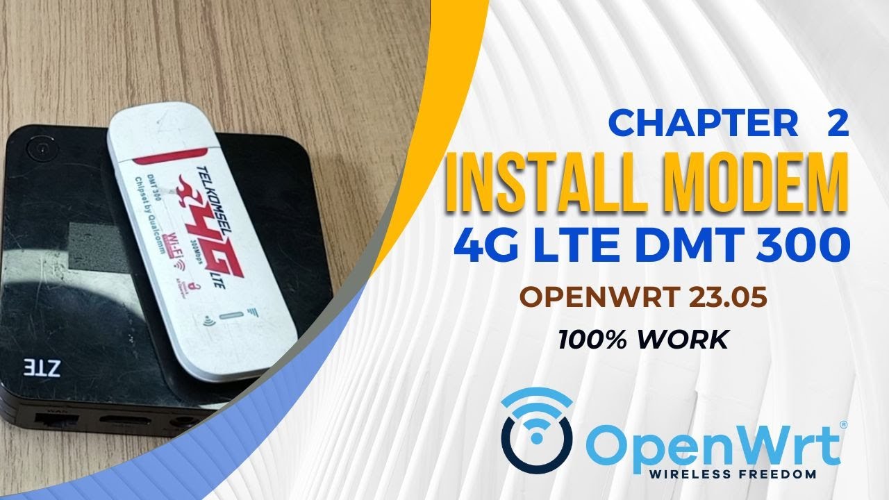 KONFIG OPENWRT USB MODEM 4G LTE DMT 300 STB B860H