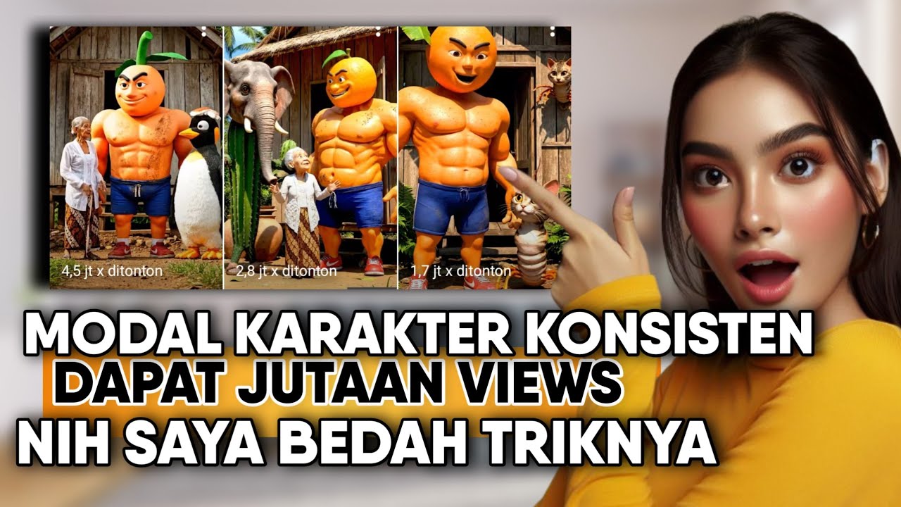 Gini Caranya Buat Video Shorts AI Karakter Konsisten (Tanpa Mikirin Prompt Ribet) 