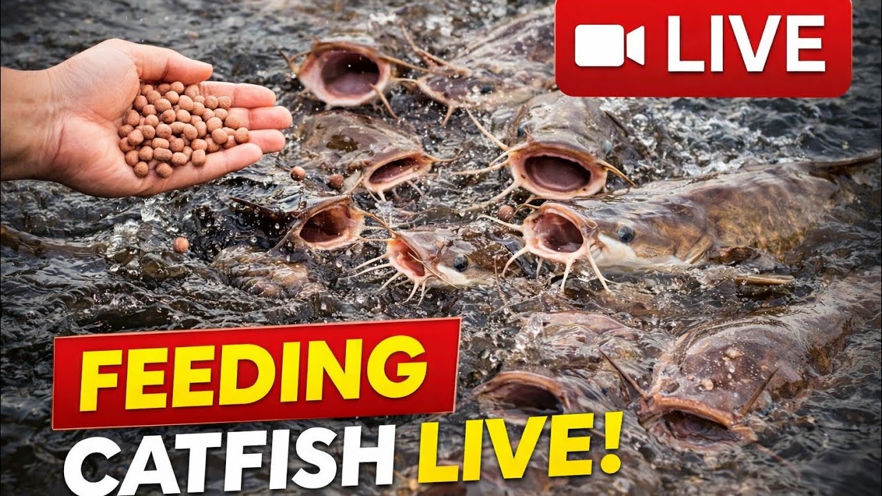 ആഫ്രിക്കൻമുഷി #LiveNow#CatfishFeedingLive#FishFeedingLive#LiveFish#MonsterCatfish#CatfishAttack#Fish