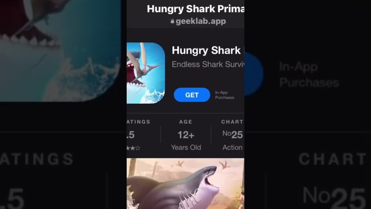 New Game Hungry Shark Primal #shorts #hungrysharkworld