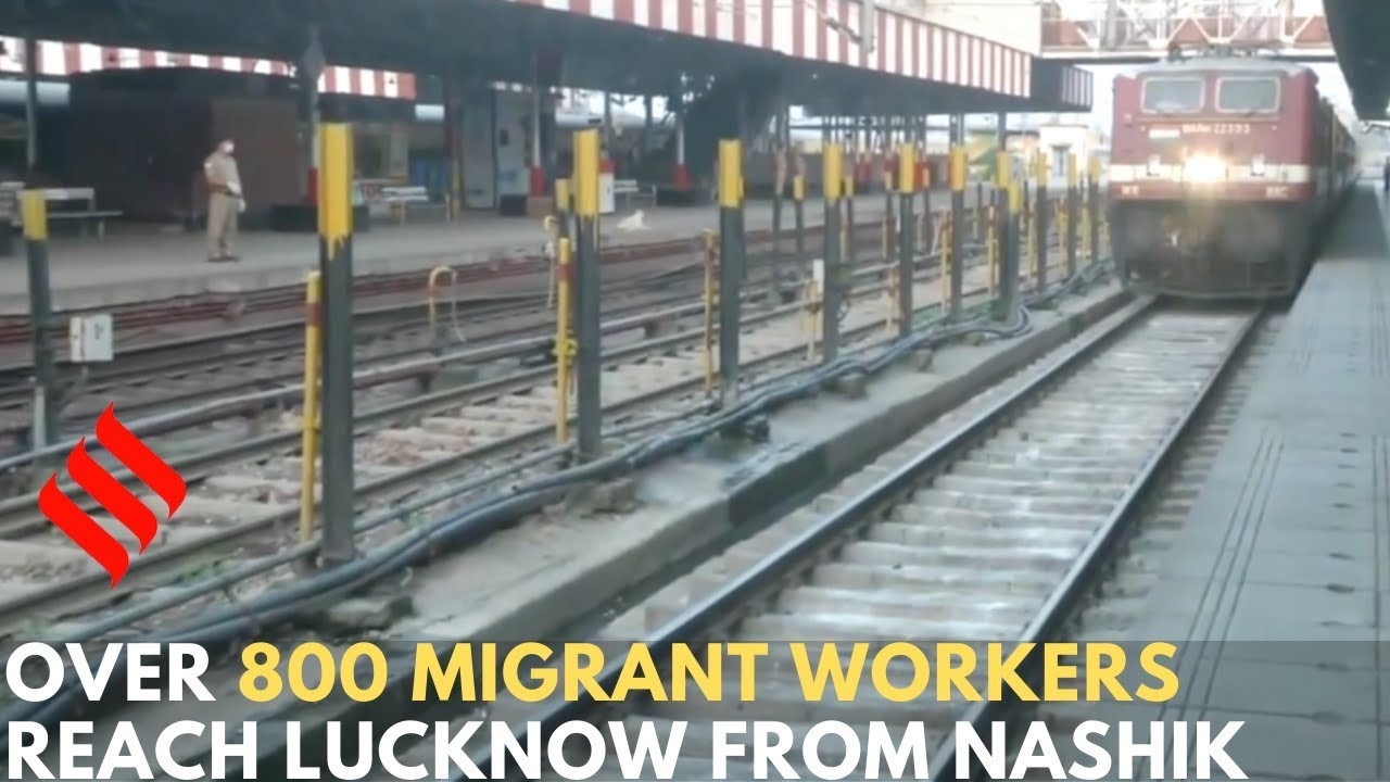 Over 800 migrant workers reach Lucknow from Nashik by special train
