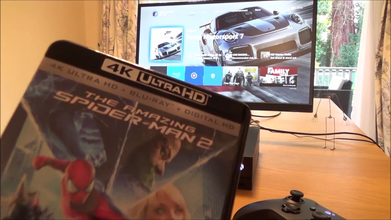 Что произойдёт, если вставить диск 4K Bluray Ultra HD в консоль Xbox One X
