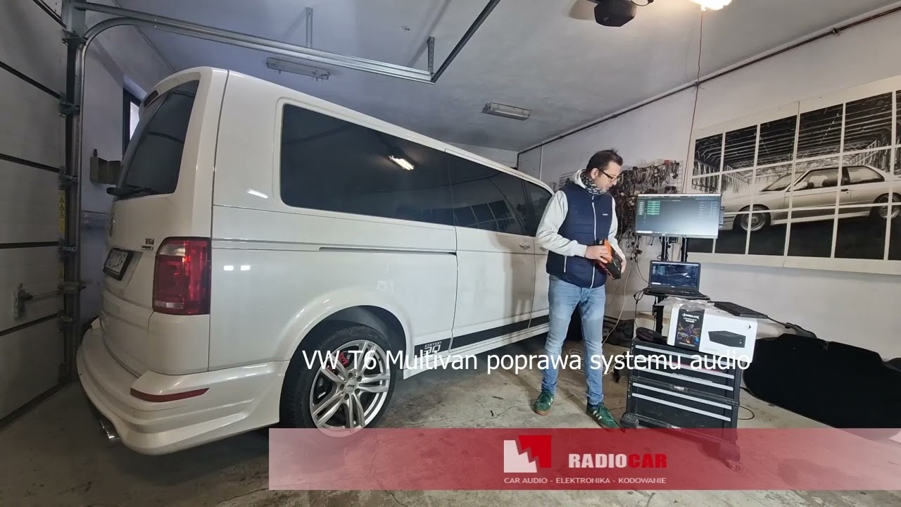 VW T6 ABT poprawa seryjnego nagłośnienia