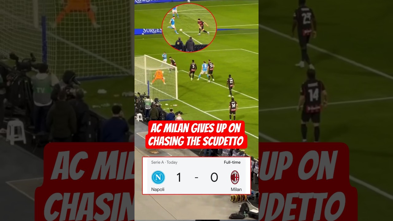 Sudut Pandang Terbaik Melihat Gol Matteo Politano di Laga Napoli vs AC Milan Serie A #seriea #napoli