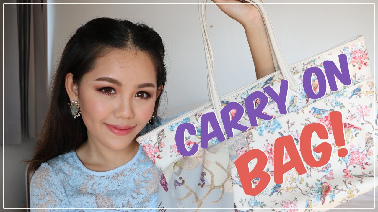 เปิดเป๋าหิ้วขึ้นเครื่อง What's in my carry on bag | Wonderpeach