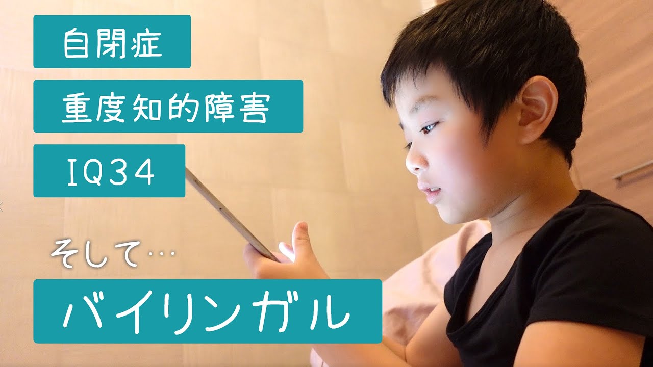 【自閉症＆知的障害】バイリンガル障害児（８）☆日本語と英語で少しお話しできるよ