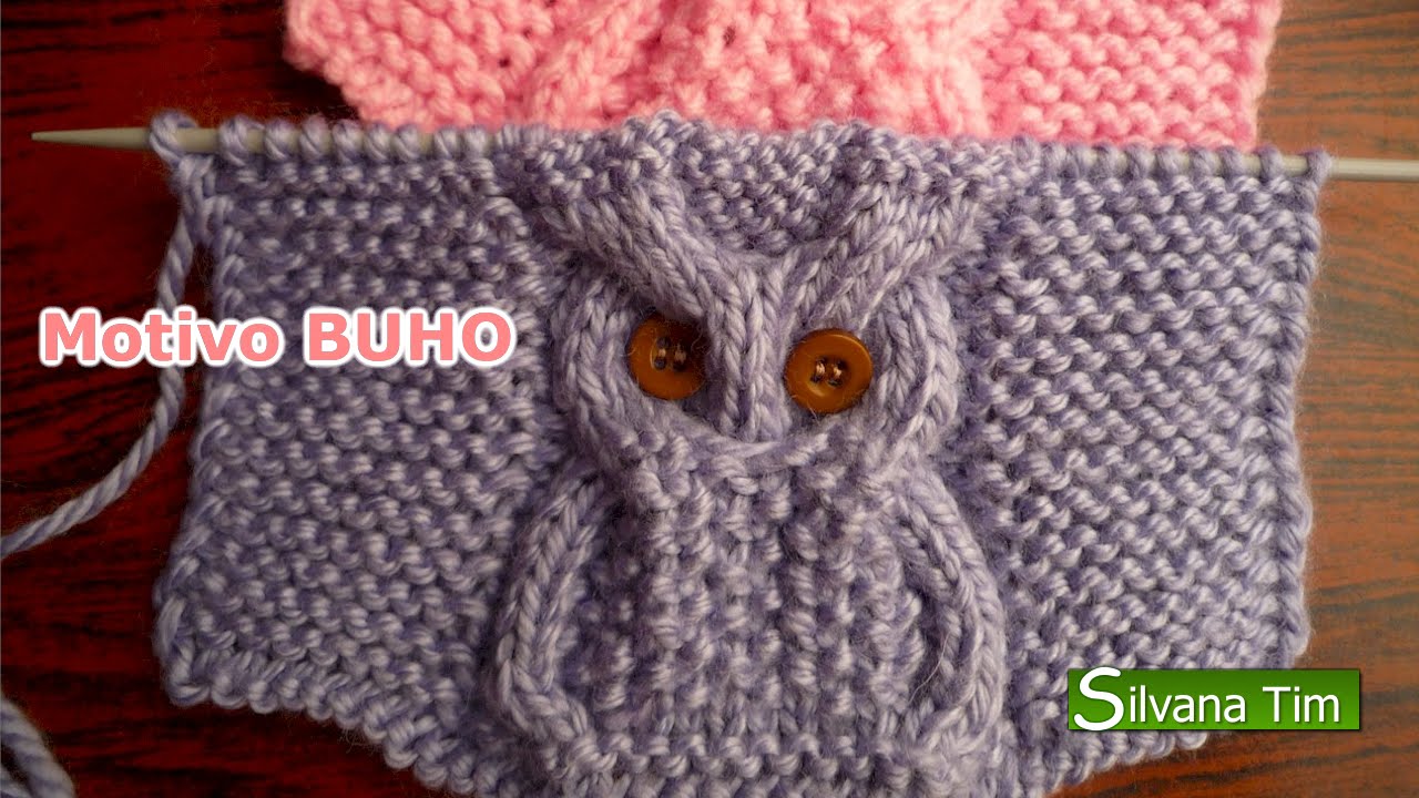 Punto Búho en Dos Agujas 🧶 | Teje Hermosas Prendas con Esta Puntada / Silvana Tim