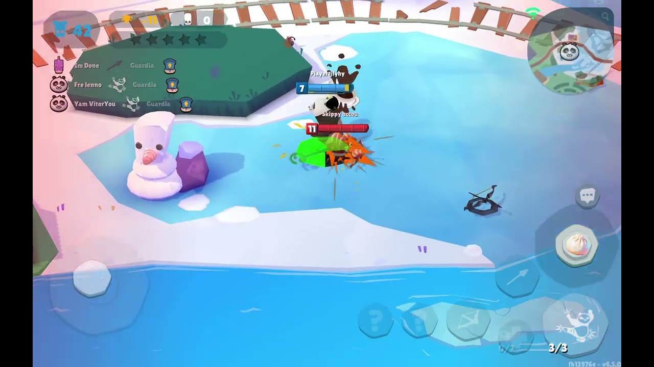 Chicos oy día vamos estar jugando zooba con el nuevo personaje de la colaboración😃