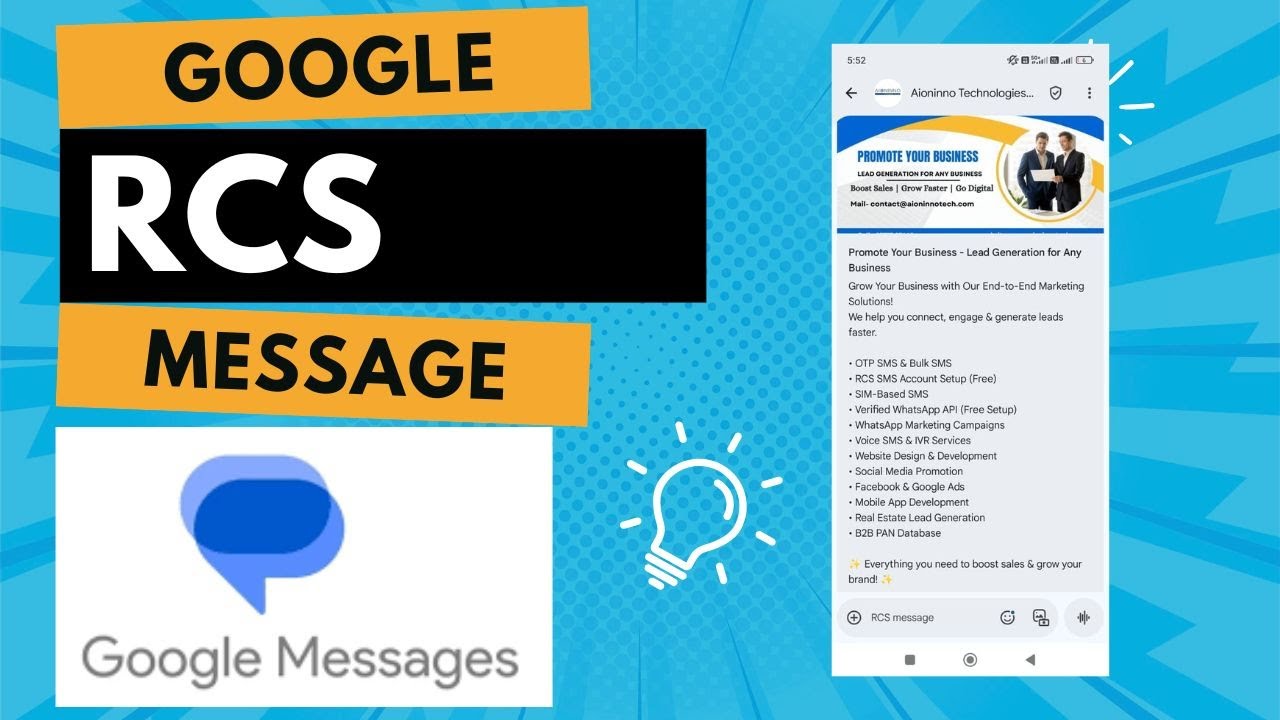 Google RCS Business Messaging Panel Demo | Next-Gen Messaging Services for Businesses
