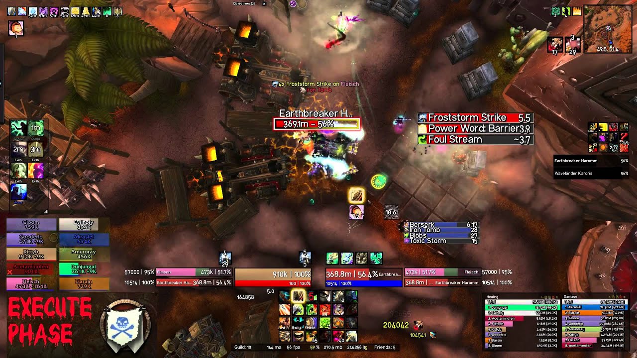 Execute Phase - Heroic Kor'kron Dark Shaman 10 Man Protection Warrior Tank POV