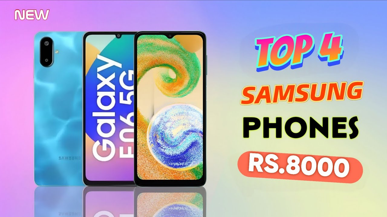 Top 4 Best Samsung Phone Under 8000 | Samsung Best Camera Phone Under 8000