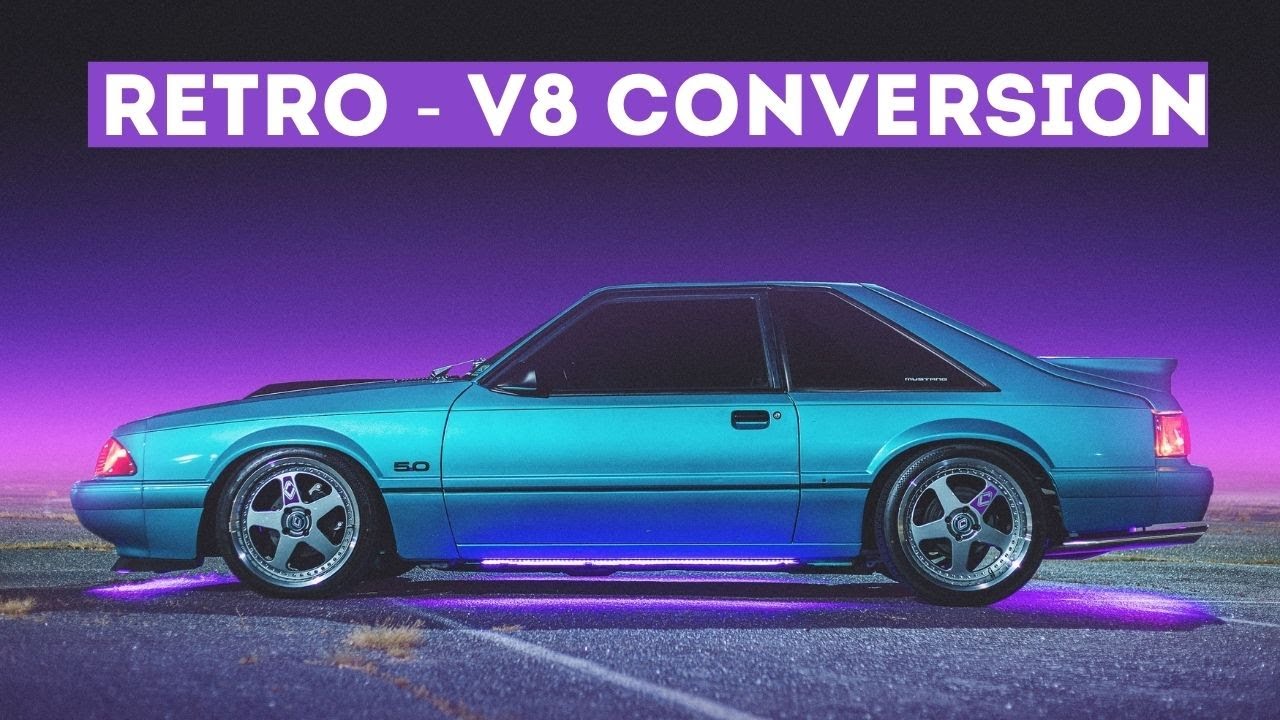 ПЕРЕОБОРУДОВАНИЕ RETRO CALYPSO FOXBODY 4 ЦИЛИНДРА В V8