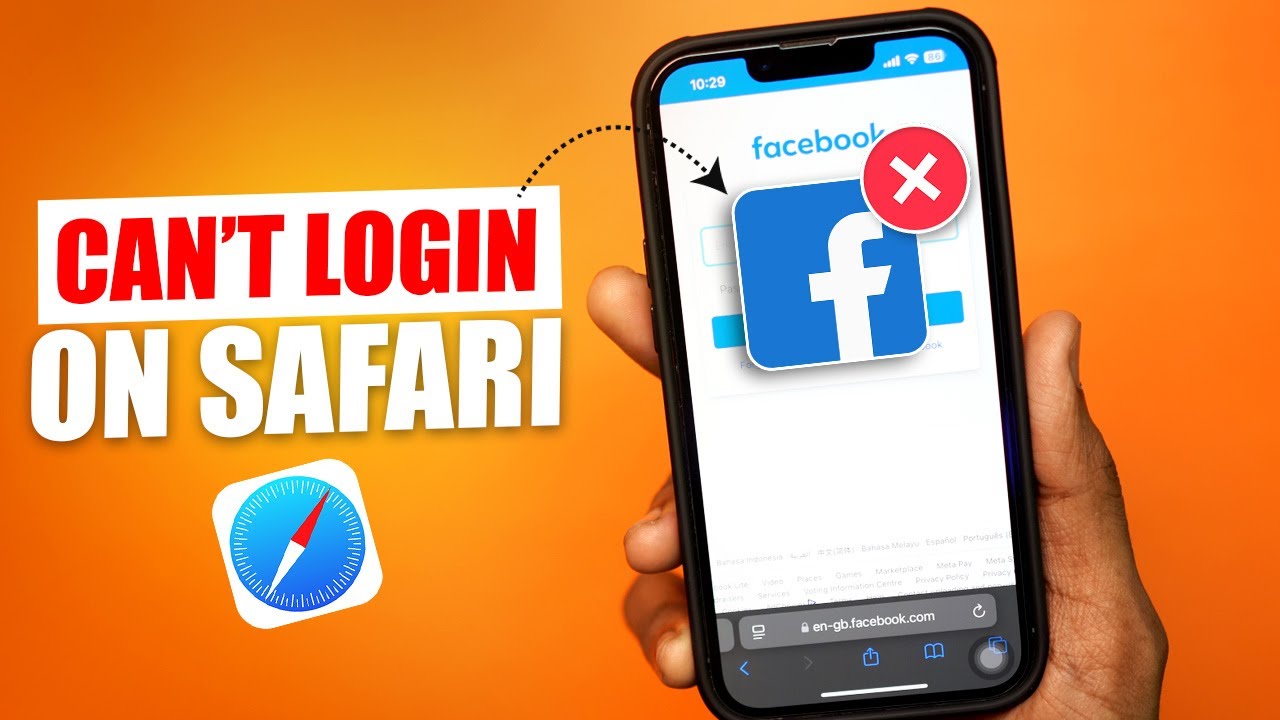 Fix Safari Facebook Login Issue in iPhone | Facebook Not Working On Safari