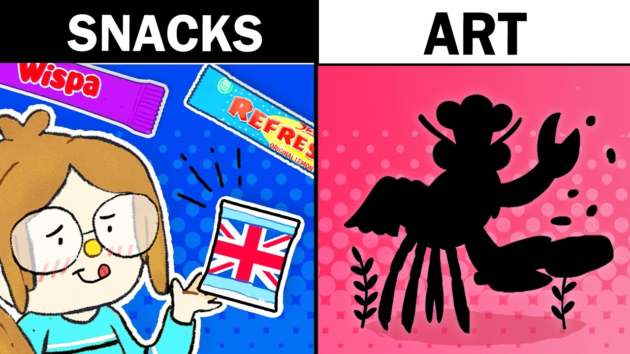 We Had to Design Characters Using BRITISH SNACKS as Prompts..?!