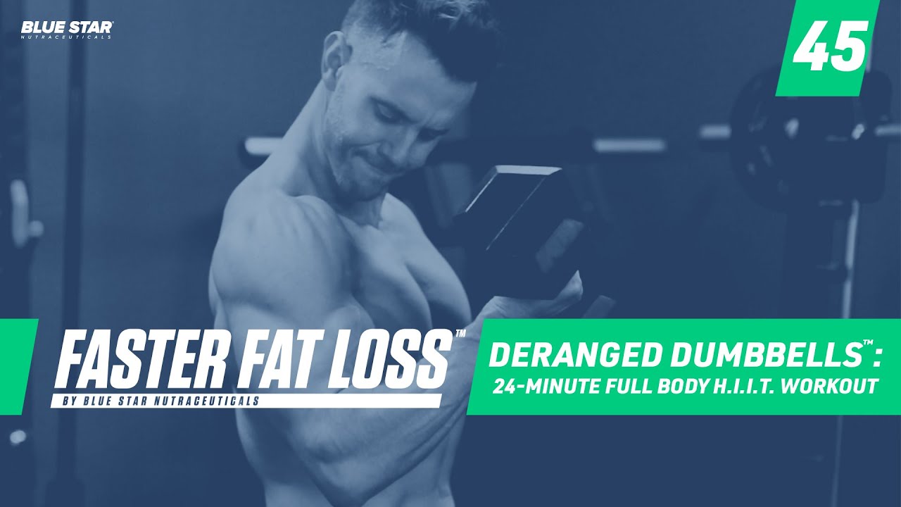Deranged Dumbbells™: 24-Minute Full Body H.I.I.T. Workout Ft. Rob Riches | Faster Fat Loss™