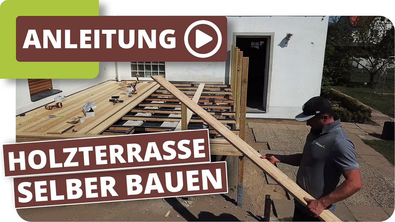 Holzterrasse selber bauen