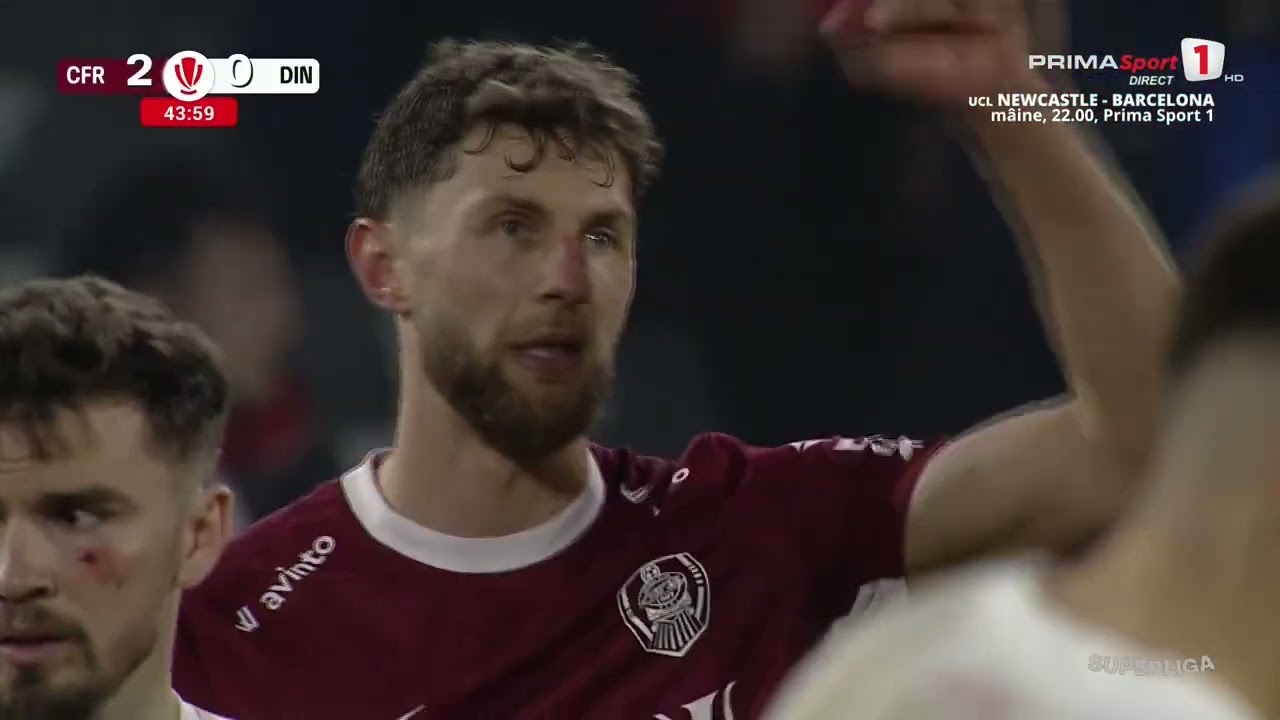 GOOL CFR. Clujenii fac 2-0 în faţa unui Dinamo modest