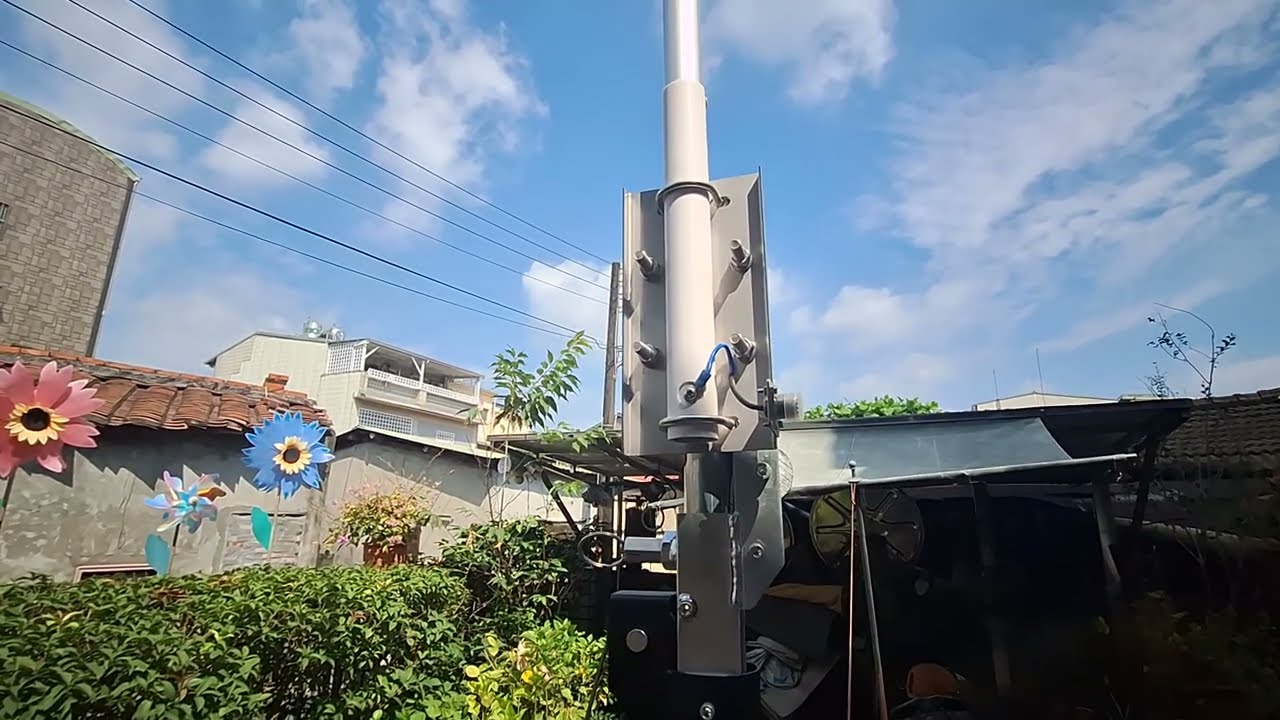 GP4與KB2-K4GP HF 4波段短波垂直天線。