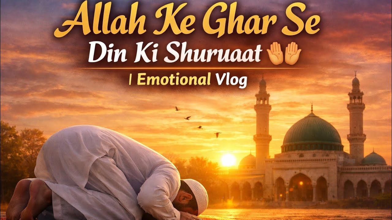 Allah Ke Ghar Se Din Ki Shuruaat 🤲 | Emotional Vlog