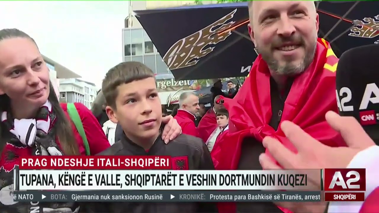 “O sa mirë me qenë shqiptar” oshëtin në Dortmund. Tifozët kuqezi vijnë nga Anglia, Amerika e Europa