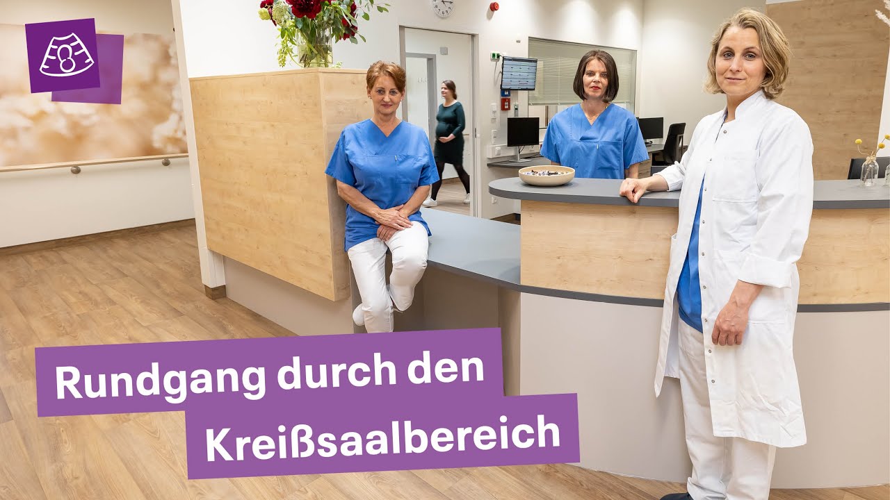 Rundgang durch den Kreißsaalbereich des Evangelischen Waldkrankenhauses Spandau