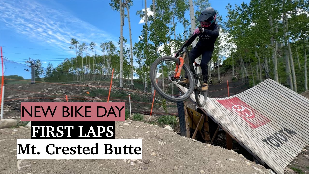 NEW BIKE AND FIRST LAPS || Crested Butte Bike Park