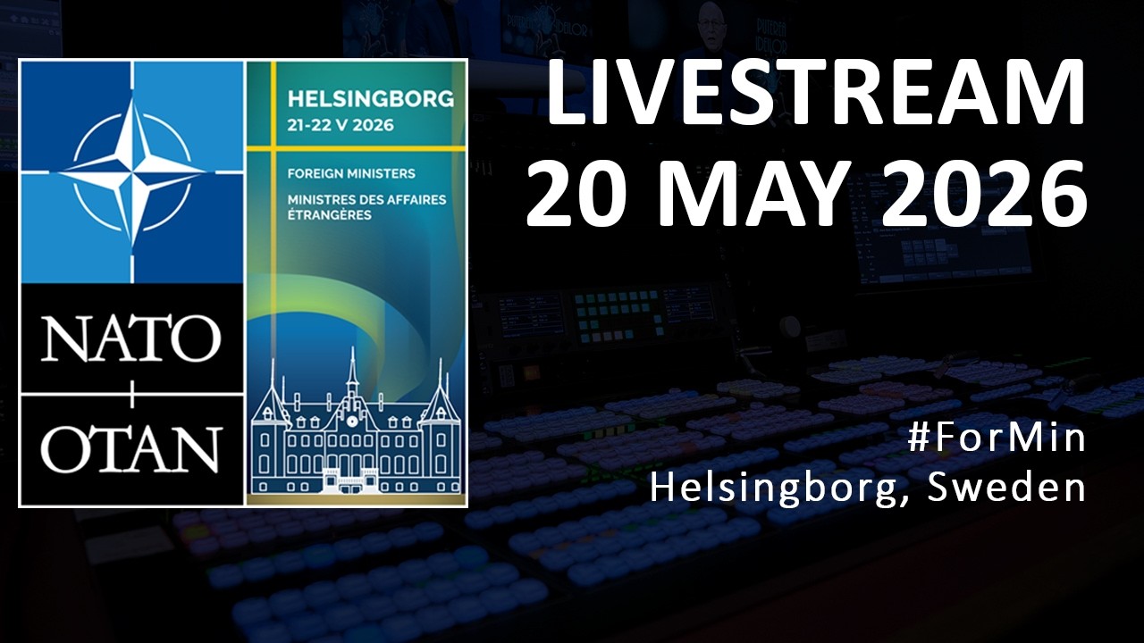 NATO Secretary General pre-ministerial press conference at Foreign Ministers Meeting, 20 MAY 2026