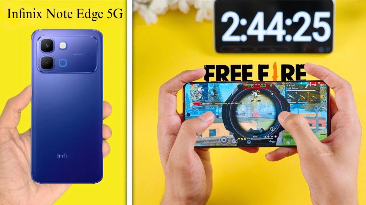Infinix Note Edge 5g Free Fire Test | Infinix Note Edge 5g Gaming Test | Infinix Note Edge 5g 