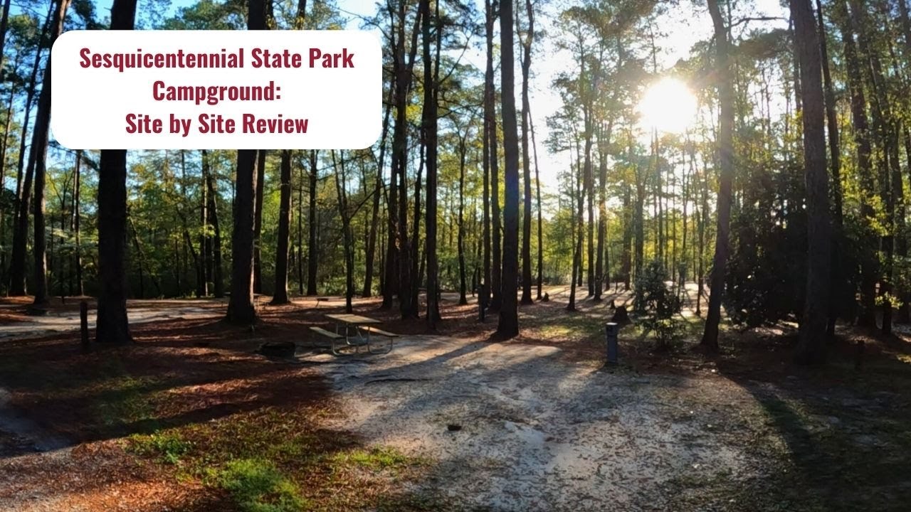 Sesquicentennial State Park Campground: Site by Site Tour and Review
