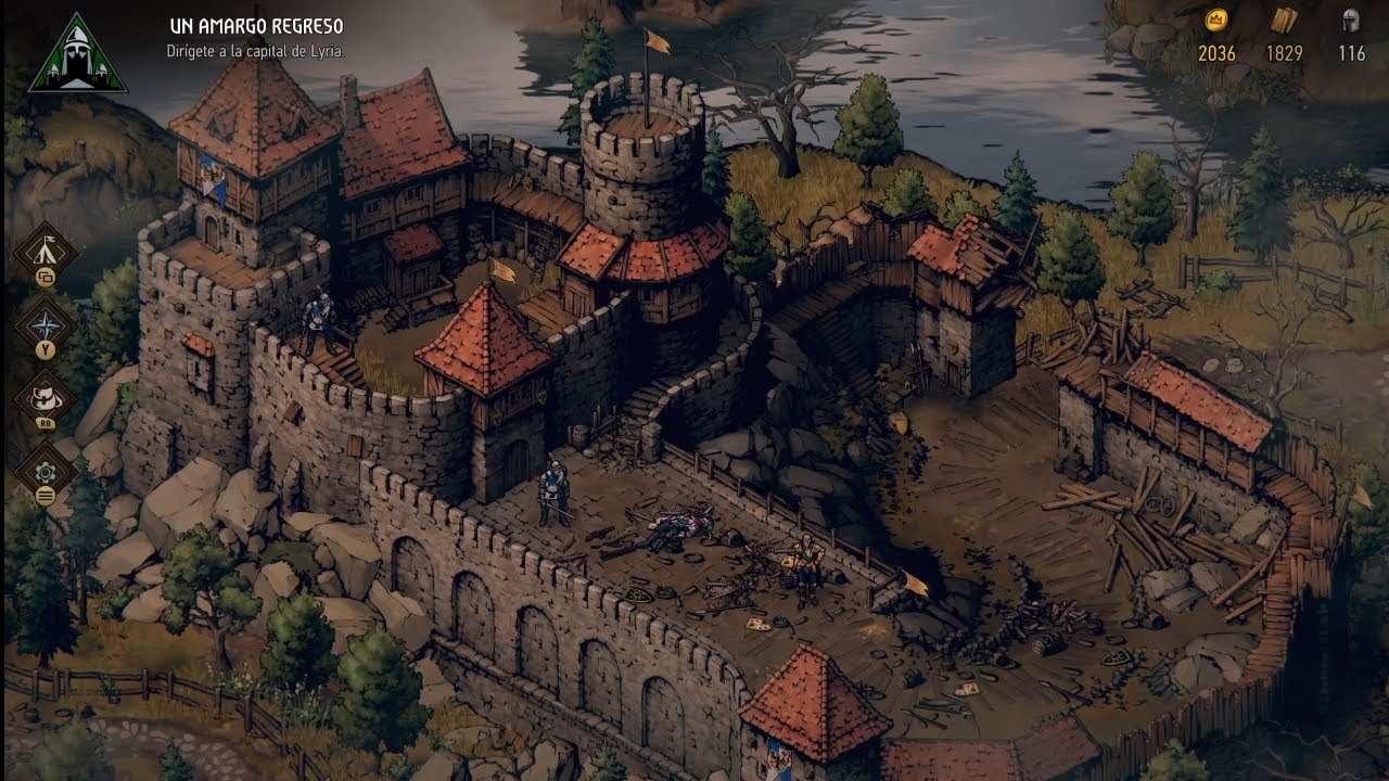 Caminando en Thronebreaker: The Witcher Tales ( Rastburgo ) No Commentary 