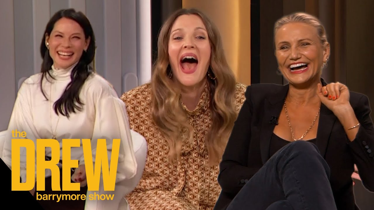 Drew Kicks Off Her First Show with Her Charlie's Angels Sisters Cameron Diaz and Lucy Liu