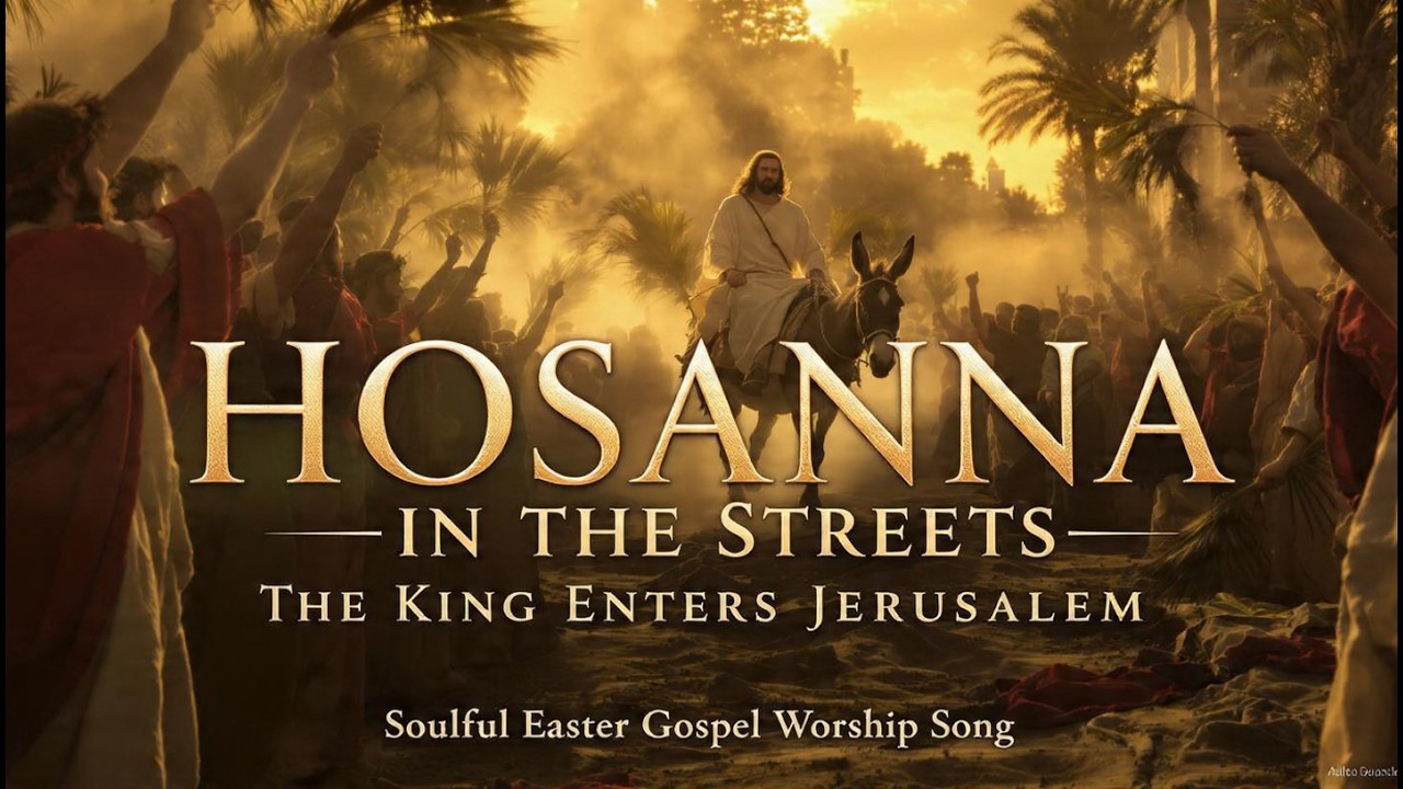 Hosanna in the Streets — The King Enters Jerusalem | Soulful Easter Gospel Worship Song