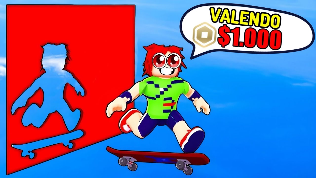 DESAFIO CORRIDA DE SKATE VALENDO ROBUX NO ROBLOX!! 🛹