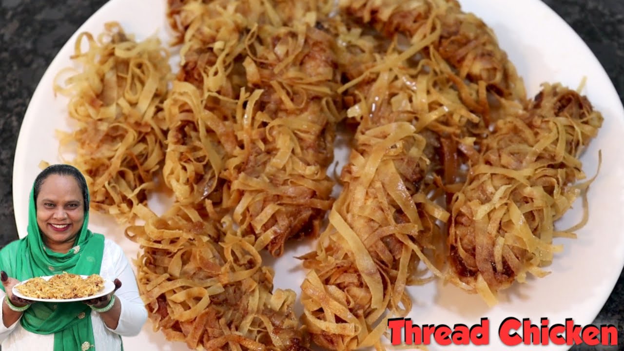 Crispy Thread Chicken Recipe | Ramadan Special | Crispy Chicken Recipe | Iftar Recipe