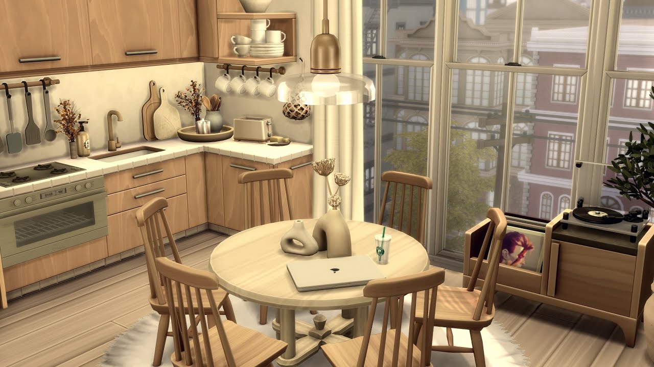 Best Friends Apartment // The Sims 4: Speed Build (With CC)