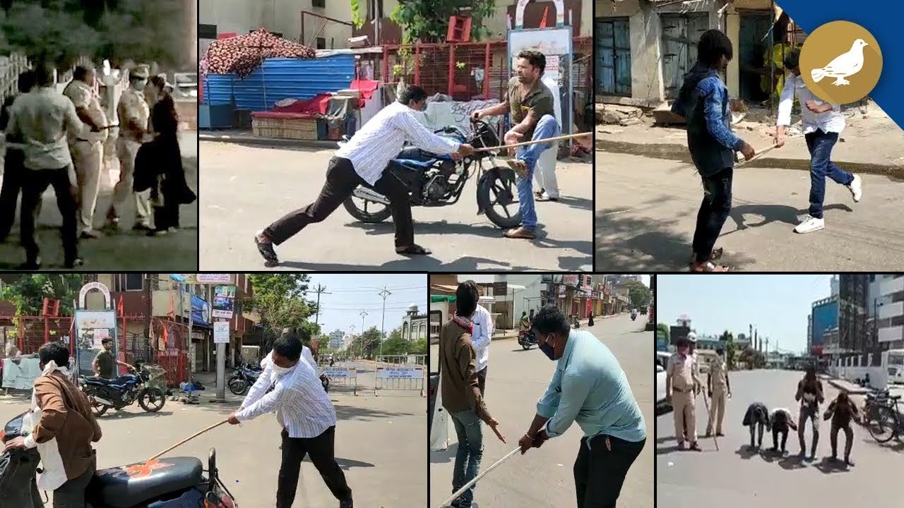 Funny Lockdown videos || Funny police videos feat. India || Lockdown compilation