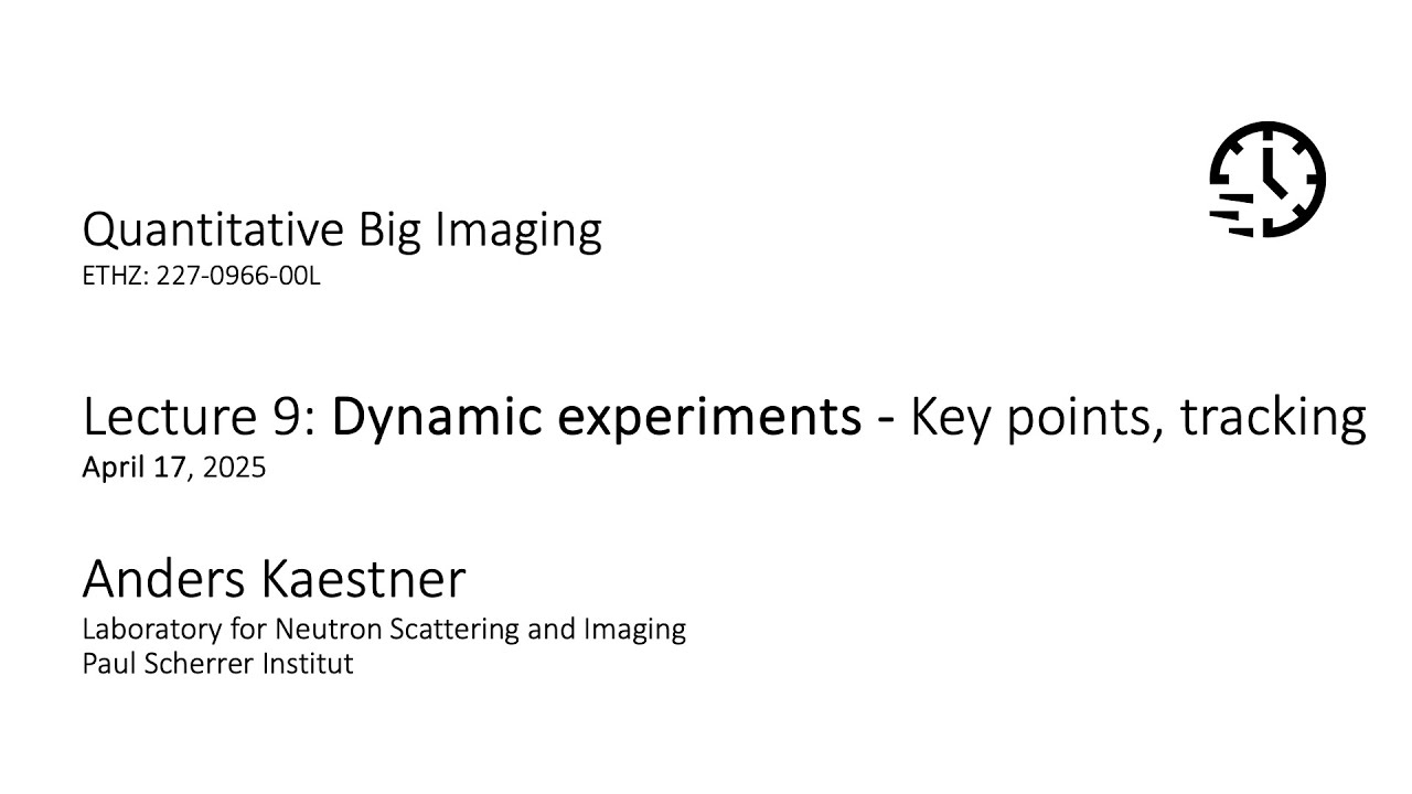 QBI2025 Lecture 9 Part 1 - Dynamic experiments
