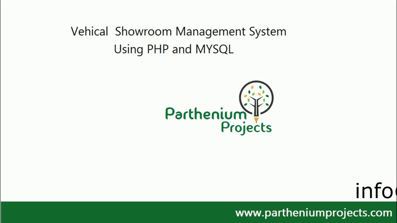 Vehicle Showroom Management System Using PHP and MYSQL