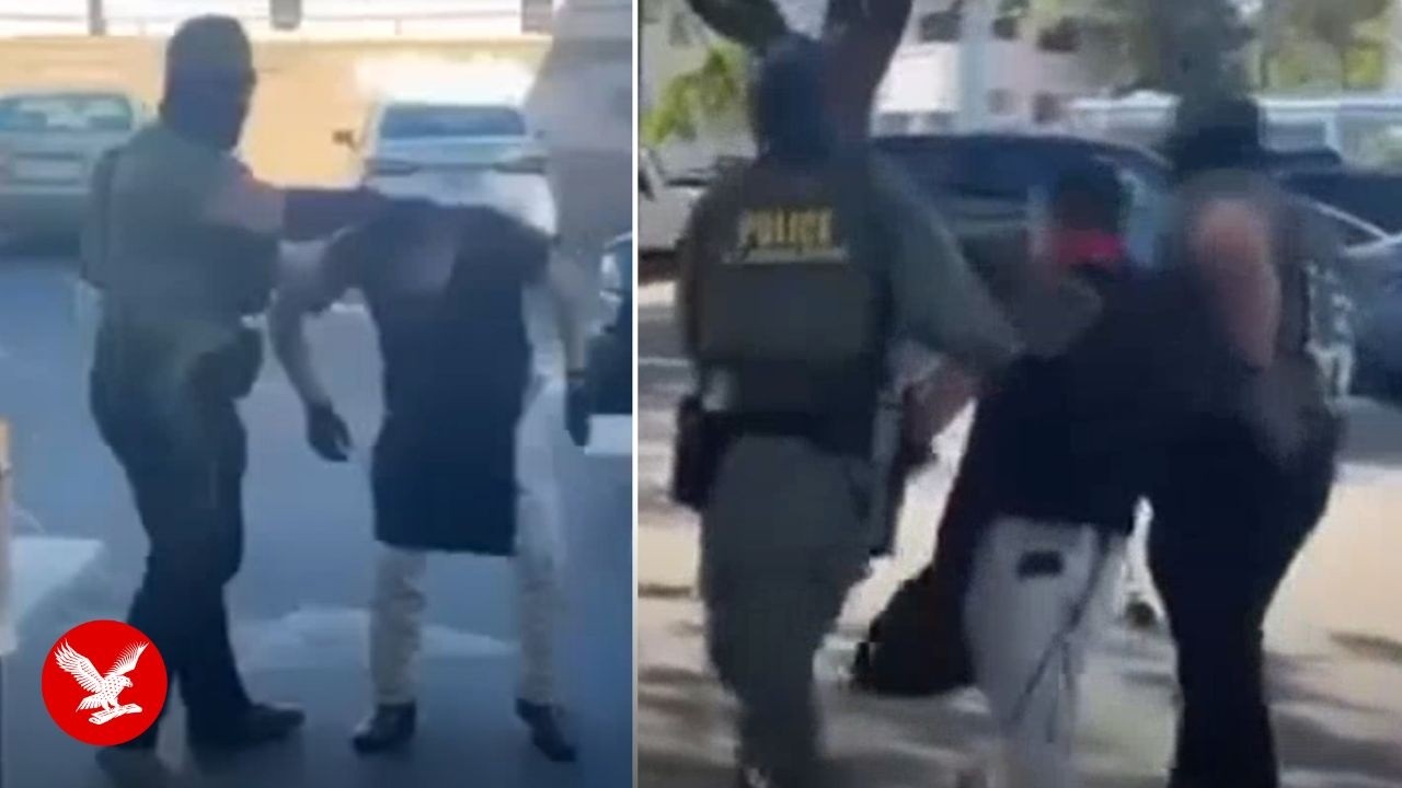 ICE storm church grounds and arrest man serving at food bank