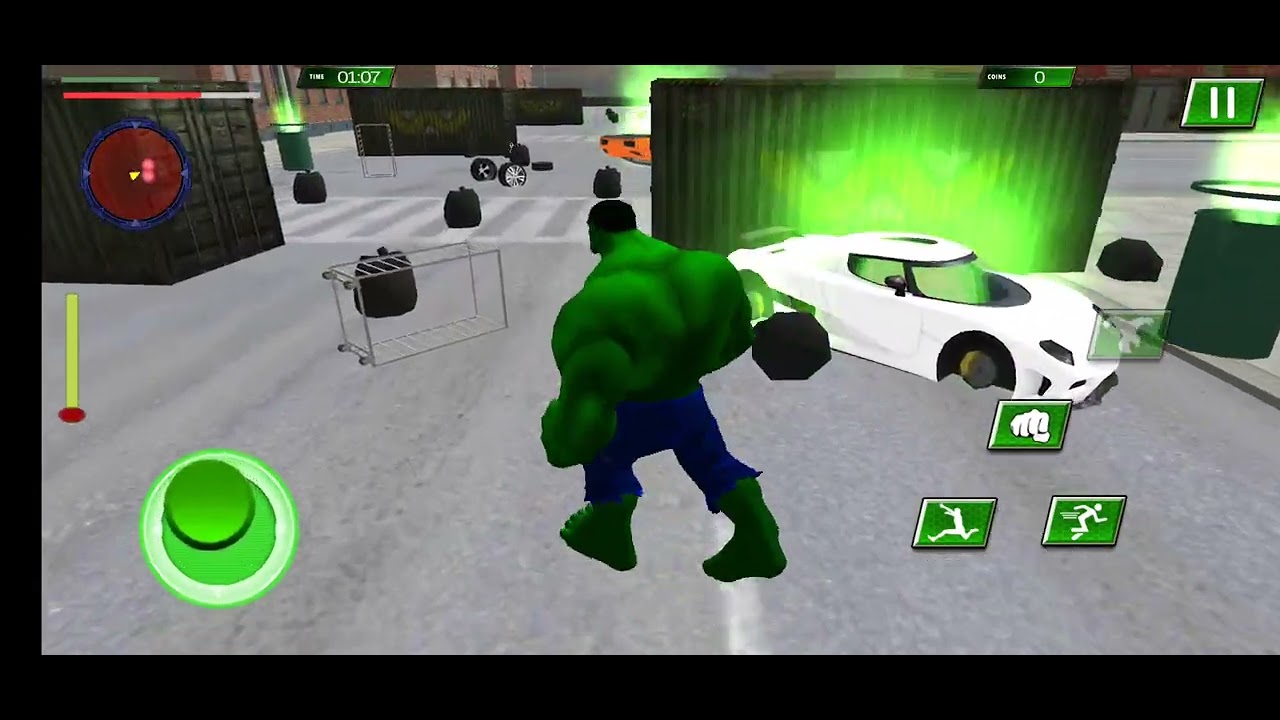 Incredible monster hero rescue super hero  