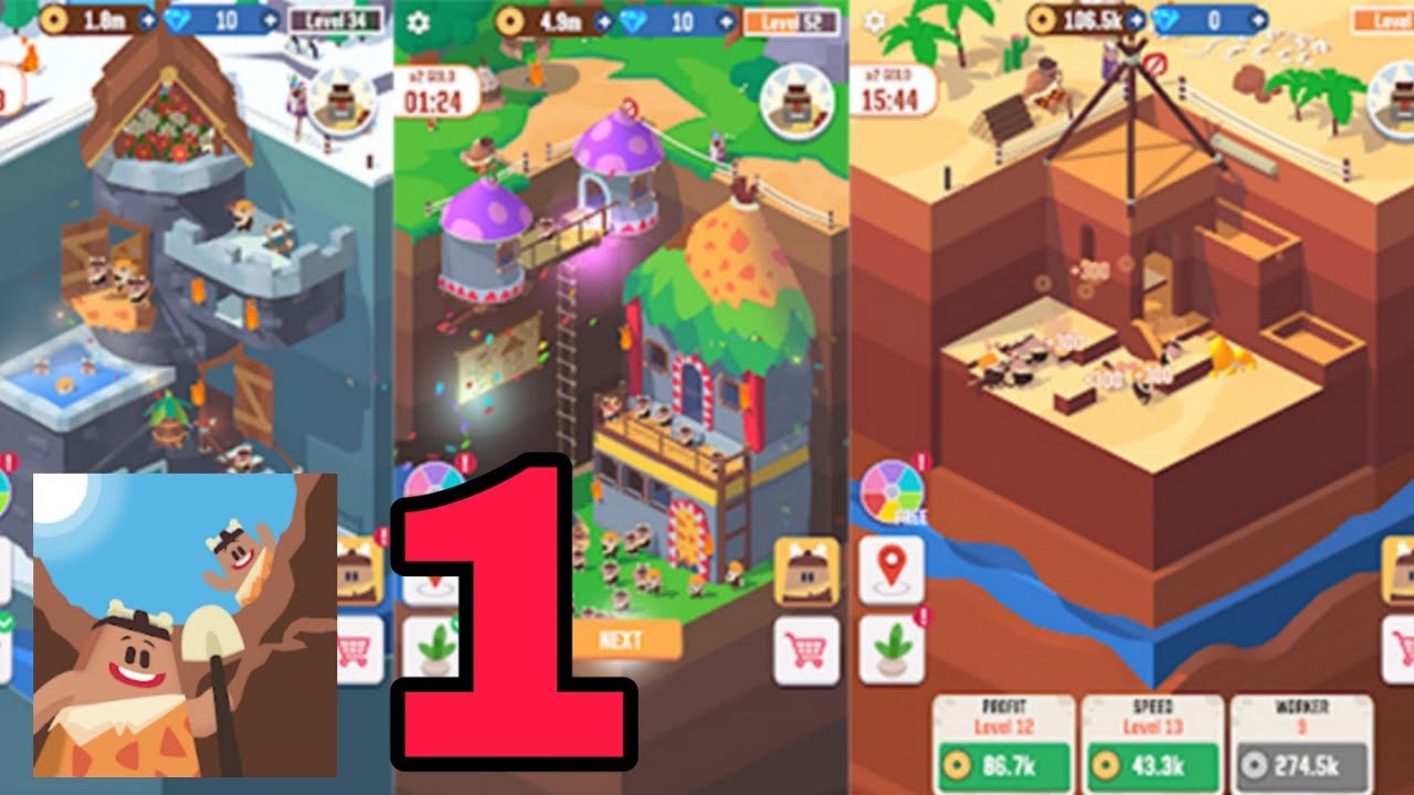 #Part 1 Idle Digging Tycoon (Android - iOS)