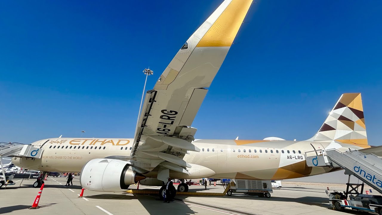 Etihad Airbus A321neo LR | Full Cabin & Airframe Presentation | Dubai Airshow 2025