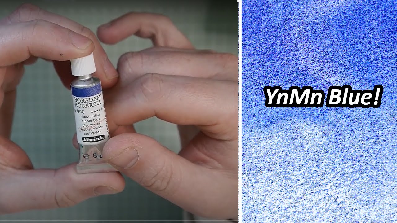 Exploring YnMn Blue | Rare New Blue Watercolour Pigment