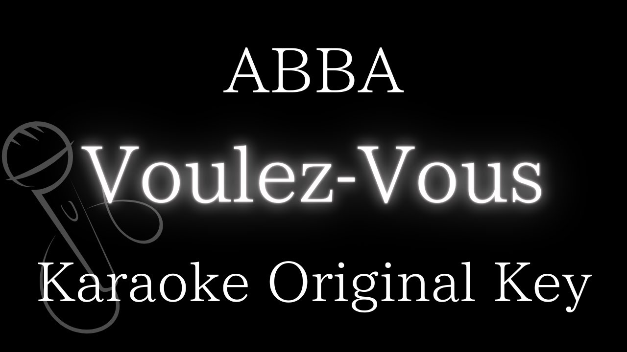 【Karaoke Instrumental】Voulez-Vous / ABBA【Original Key】