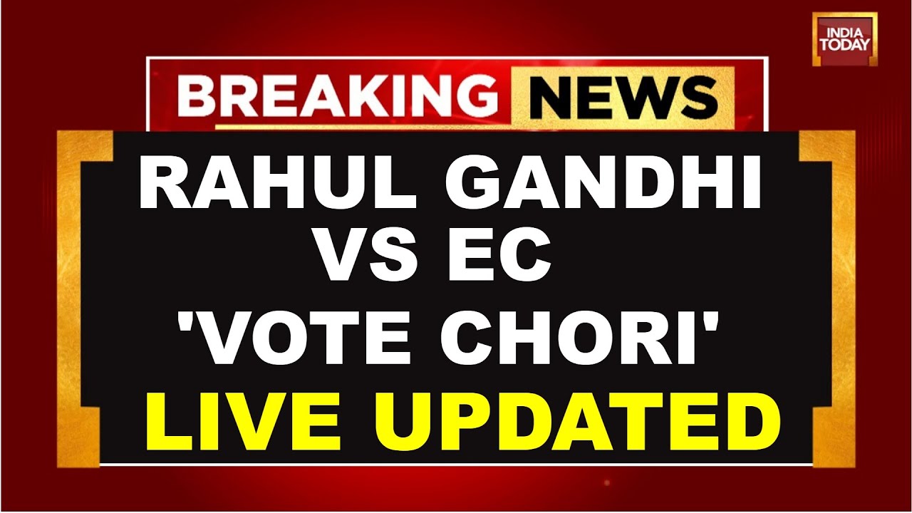 Rahul Gandhi Live: Rahul VS EC 'VOTE CHORI' | Rahul Gives 'Proof' Of EC Voter Fraud' | Rahul Gandhi
