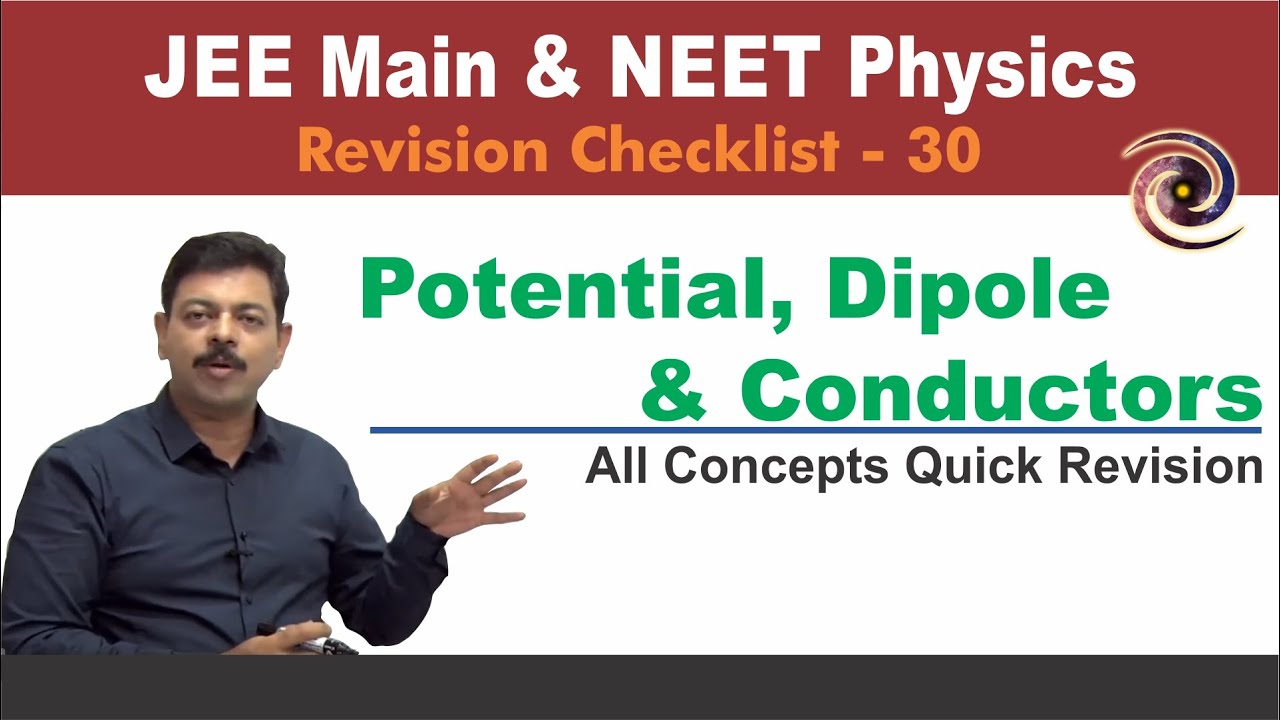 Electric Potential, Dipole & Conductors | Revision Checklist 30 for JEE & NEET Physics
