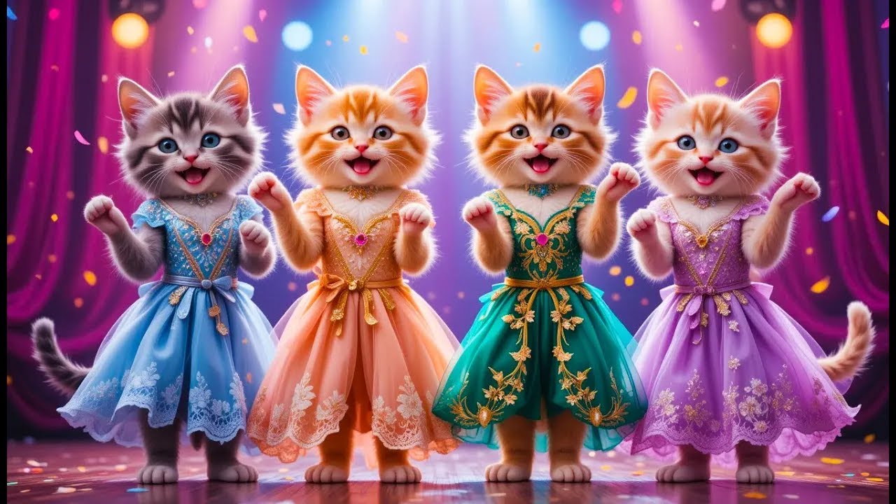 बिल्ली डांस | Cutest Cat videos funny dance🤣💃Dance Videos for cats 